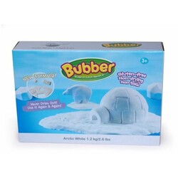 Bubber. Relevant Play. Масса для лепки белая, коробка 1,2 кг (7320581400154)