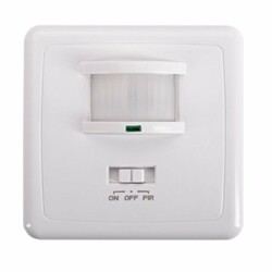 Luxel. Датчик руху 0,5Вт, IP20, 3-2000 LUX (MS-06W)