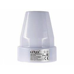 Luxel. Датчик света 10А IP44, 5-50 LUX регулируемый (LS-02W)