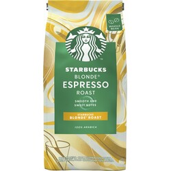 Starbucks. Кава Blonde Еспрессо Роуст натуральна смажена в зернах 200 г (7613036932073)