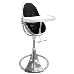 Bloom. Стільчик дитячий Bloom Fresco "SILVER" (з вкладишем Midnight Black)