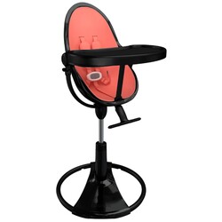 Bloom. Стульчик детский Bloom Fresco "NOIR BLACK" (с вкладышем Persimmon Red) 