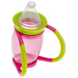 Brother Max. Навчальний поїльник 4 в 1, рожевий / зелений (5060164671305)