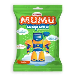 Слодыч. Детское растворимое печенье Мимишарики Алфавит Робот, 50 г (4810064020618)