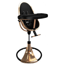 Bloom. Стульчик детский Bloom Fresco "ROSE GOLD BLACK" (с вкладышем Midnight Black) 