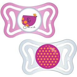 Chicco. Пустушка Physio Light силіконова 16-36 м., 2 шт.(8058664097265)