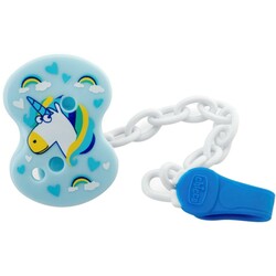 Chicco. Карабин для пустышки Fantastic Love Голубой (8058664112128)