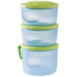 Chicco. Набір контейнерів Easy Meal Зелений 3 шт(8058664052233)