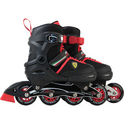 Ferrari® Роликовые коньки регулируемые черный р..30-33 (6923744026140)