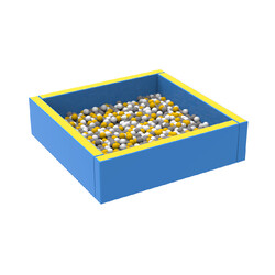 Hop-Hop. Сухой бассейн "Квадрат" 150х150х40см (hop-12116)