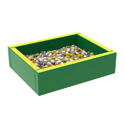 Hop-Hop. Сухой бассейн "Прямоугольник" 150х120х40см 	(hop-12120)