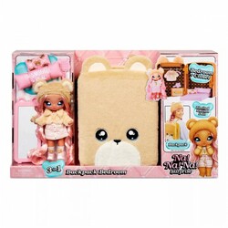 Na! Na! Na! Surprise. Ігровий набір з лялькою 3 в 1 - рюкзачок-СПАЛЬНЯ САРИ СНАГЛЗ (575702)