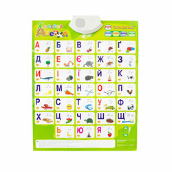 Znatok. Звуковий плакат - Весела абетка (українська мова) (6900006613270)