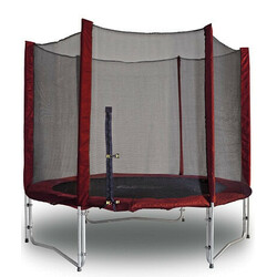 Kidigo. Батут с защитной сеткой KIDIGO MAROON 244 см ВМТ244 (61008)