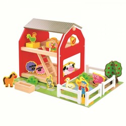 Bino. Іграшкова ферма Bino з тваринами (4019359822221)