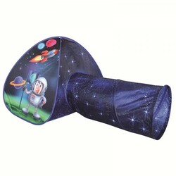 Bino. Игрушечная палатка Bino с тоннелем Космонавт (4019359828247)