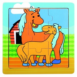 Bino. Пазл "Корова" 9 детелай (4019359880184)