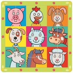 Bino. Пазл - Склади голову тваринам (4019359880931)