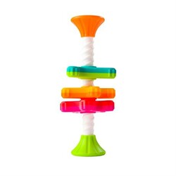 Fat Brain Toy. Пирамидка-спиннер тактильная Fat Brain Toys MiniSpinny  (811802021236)