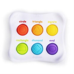 Fat Brain Toys. Іграшка сенсорна Колір Форма Назва Fat Brain Toys Dimpl Duo Брайль (811802024251)
