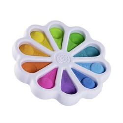 Fat Brain Toys. Игрушка тактильная Цветные лепестки Fat Brain Toys dimpl digits  (811802026118)