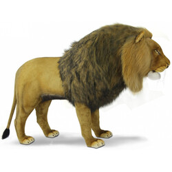 Hansa. Мягкая игрушка Лев, стоящий длина 184см. (4806021980781)