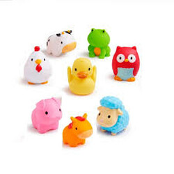 Munchkin. Игрушечный набор для ванны "Ферма" (8 шт) (01196601)