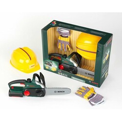 Іграшковий набір - Набір майстра: Ланцюгова пила, шлем, рукавички BOSCH (Бош) (8456)
