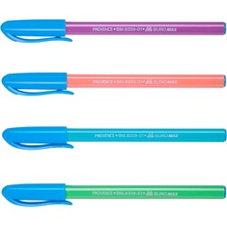 Buromax. Масляна ручка 1 шт Provence Синій 0.5 мм(4823078930200)