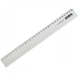 Buromax. Лінійка пластикова 30 см Прозора(4823078905963)