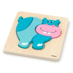 Viga Toys. Міні-пазл "Бегемот"(59932)