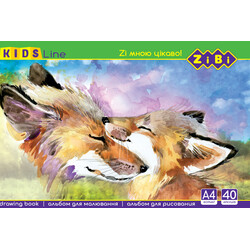 ZiBi. Альбом для малювання А4 на 40 листів(4823078946713)
