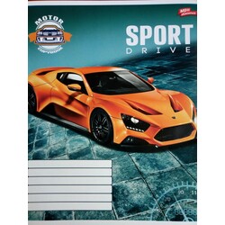 Мрії збуваються. Зошит 12 л. коса. Машини(4820036480166)