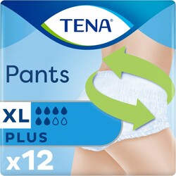 Подгузники-трусы для взрослых Tena Pants Plus XL (120-160) 6 кап 12 шт (7322540587555)