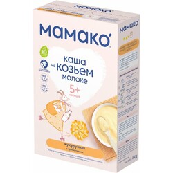 Мамако. Каша молочная на козьем молоке "Кукурузная с пребиотиками" 5мес+, 200 г (796434)