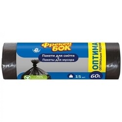 Пакеты для мусора Фрекен Бок Оптима, 60 л, 15 шт.(4823071651492)