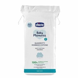 Серветки бавовняні Baby Moments, 60 шт (10609.00)