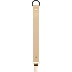 Держатель для пустышки Bjallra of Sweden – коллекция Beige Faux Leather (BC1043)