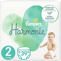 Підгузки Pampers Harmonie Mini Розмір 2 (4-8 кг) 39 шт (8006540156551)