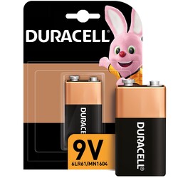 Лужна батарея Duracell 6LR61 MN1604 9V (5000394066267)