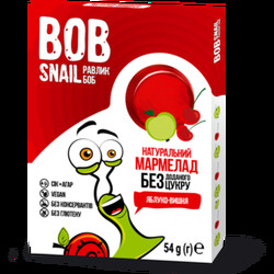Равлик Боб натуральний мармелад Яблуко-Вишня 54г (4820219341109)