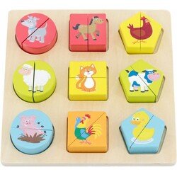 New Classic Toys Головоломка по блокам Животные (10460)