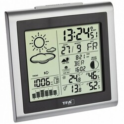 Метеостанция TFA "LARGO", серебристый, 132x60x130 мм (35114554)