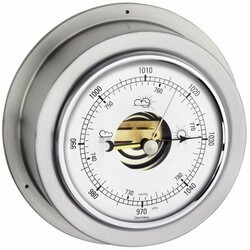 Барометр TFA "Maritim" с открытым механизмом, нерж. сталь, 140 мм, d=108 мм (29402454B)