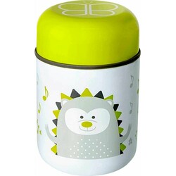 Термоконтейнер для пищевых продуктов BBluv Foöd с ложкой 300 мл Бело-салатовый (628451387312)