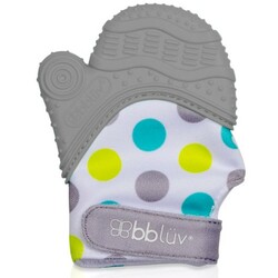 Перчатка для прорізування зубів Glüv, BBluv, сіра (842084000190)