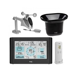 Метеостанция TFA "WEATHER PRO", чёрный, 226х30х138 мм (35116101)