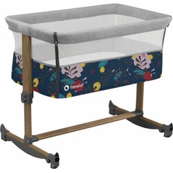 Кроватка приставная Lionelo Leonie Blue Navy (0067318)