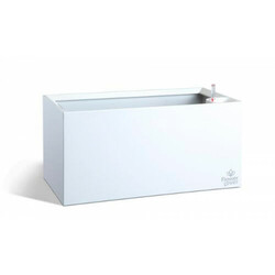 Вазон с системой автополива Cubico Flower Lover, 21x42x21см, глянцевый, белый (41118071,00)