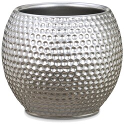 Кашпо для квітів Scheurich Mercury, кераміка, 15", сріблястий (62220,00)